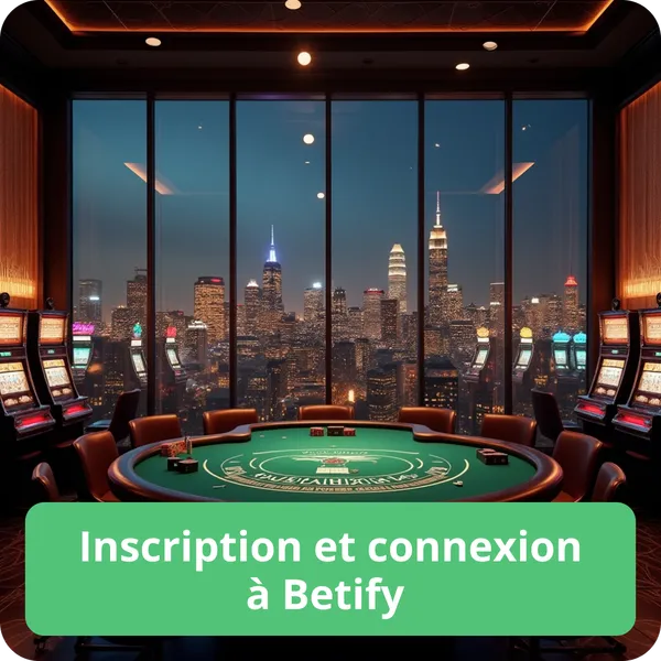 Inscription et connexion à Betify